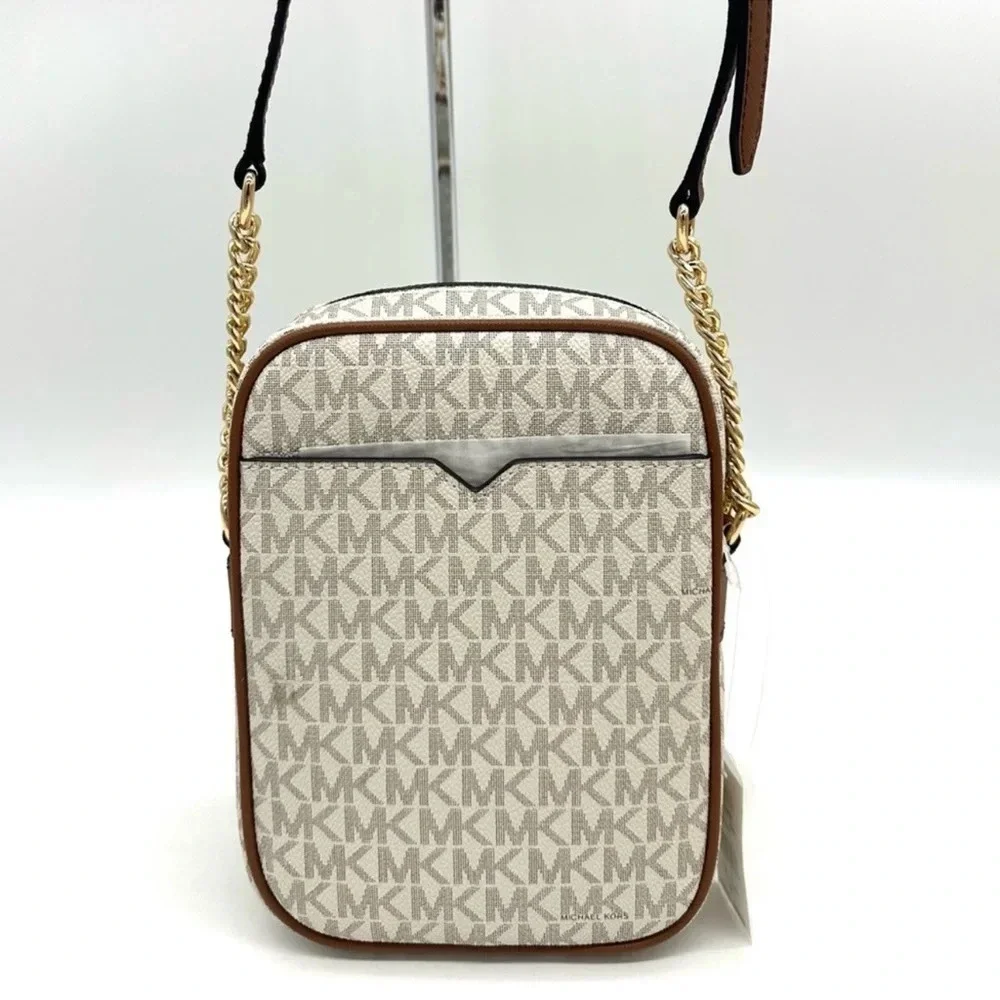 Michael Kors Medium NS Chain Xbody Bag Vanilla